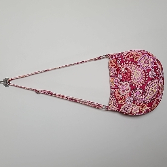 Vera Bradley pink paisley shoulder bag - Picture 4 of 9
